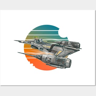 Mando N1 Starfighter Posters and Art